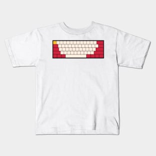 Mechanical Keyboard - Ferrari F1 Team Colour Scheme Kids T-Shirt